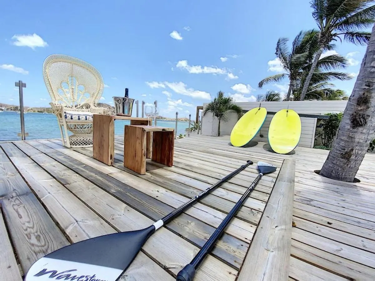 Villa Horizon Lointain - Private Beach And Pool With Sea View 퀼드삭 생마르탱/신트마르턴